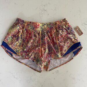 Lululemon Seawheeze 2019 Hotty Hot Short 2.5" Running Shorts Multi Color 8R NWT